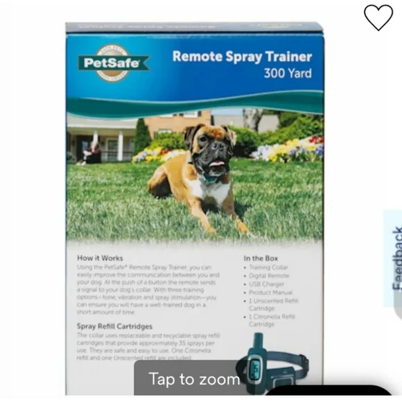 NIB PetSafe Remote Spray Trainer 300 yards Dog train alternative